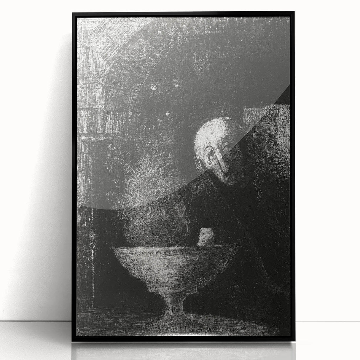 Gothic Mystic Portrait – Dark and Mysterious Gothic Canvas Print
