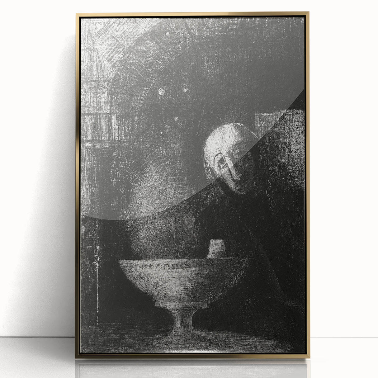 Gothic Mystic Portrait – Dark and Mysterious Gothic Canvas Print