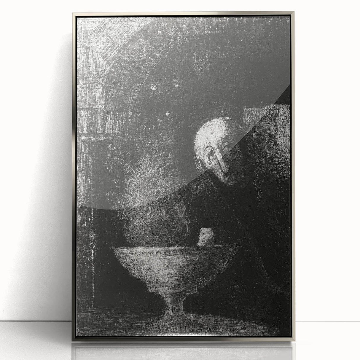 Gothic Mystic Portrait – Dark and Mysterious Gothic Canvas Print