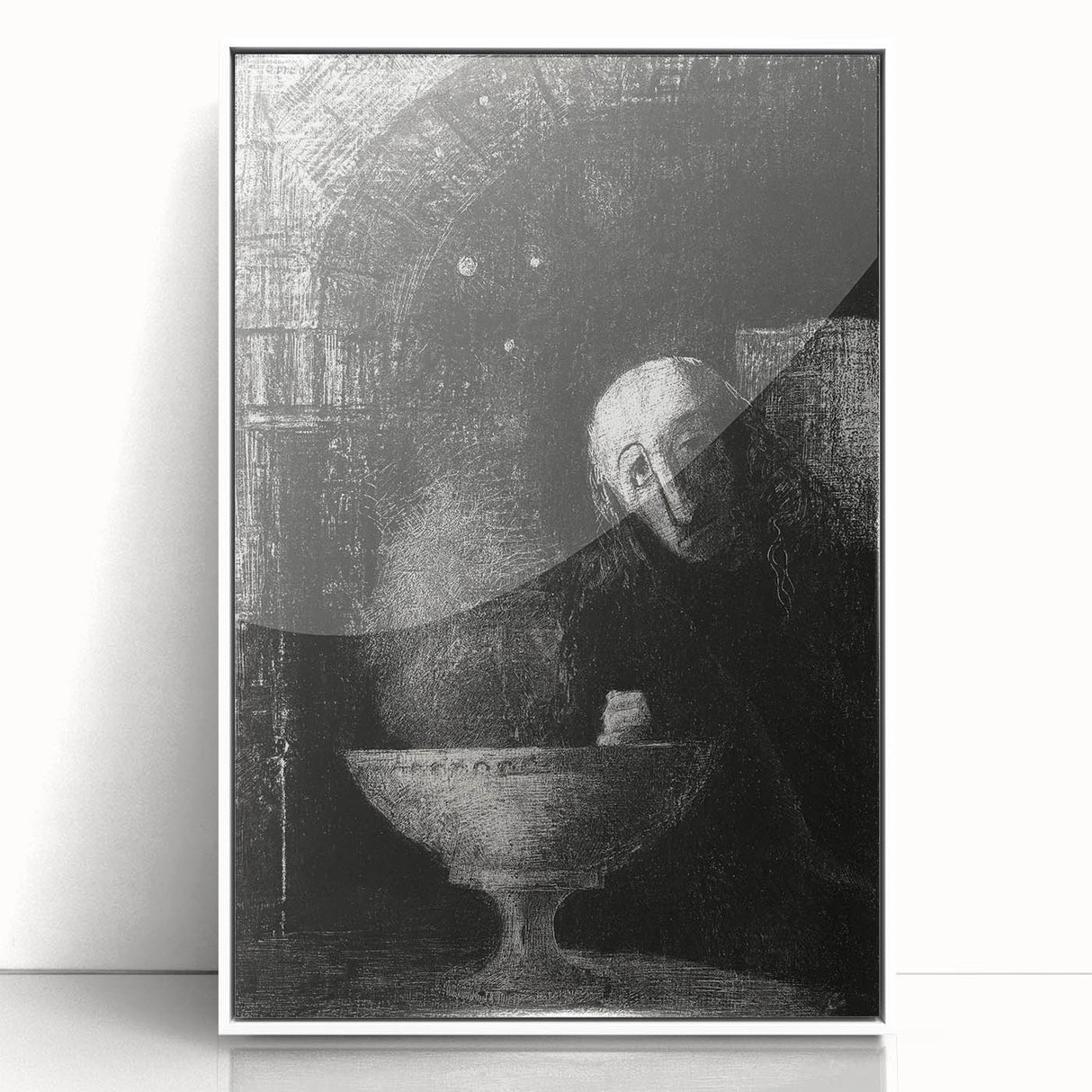 Gothic Mystic Portrait – Dark and Mysterious Gothic Canvas Print