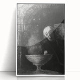 Gothic Mystic Portrait – Dark and Mysterious Gothic Canvas Print