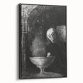 Gothic Mystic Portrait – Dark and Mysterious Gothic Canvas Print