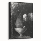 Gothic Mystic Portrait – Dark and Mysterious Gothic Canvas Print