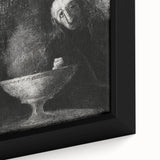 Gothic Mystic Portrait – Dark and Mysterious Gothic Canvas Print