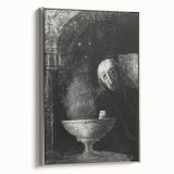 Gothic Mystic Portrait – Dark and Mysterious Gothic Canvas Print