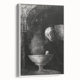 Gothic Mystic Portrait – Dark and Mysterious Gothic Canvas Print
