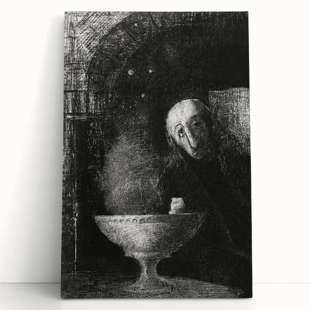 Gothic Mystic Portrait – Dark and Mysterious Gothic Canvas Print
