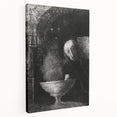 Gothic Mystic Portrait – Dark and Mysterious Gothic Canvas Print