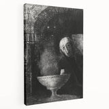 Gothic Mystic Portrait – Dark and Mysterious Gothic Canvas Print