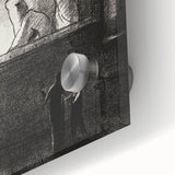 Gothic Wall Art | Dark Contemplation Scene | Mysterious Gothic Decor