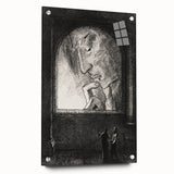 Gothic Wall Art | Dark Contemplation Scene | Mysterious Gothic Decor