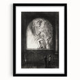 Gothic Wall Art | Dark Contemplation Scene | Mysterious Gothic Decor