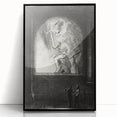 Gothic Wall Art | Dark Contemplation Scene | Mysterious Gothic Decor