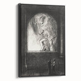 Gothic Wall Art | Dark Contemplation Scene | Mysterious Gothic Decor