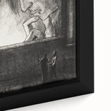 Gothic Wall Art | Dark Contemplation Scene | Mysterious Gothic Decor