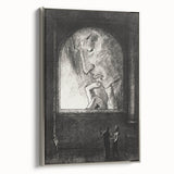 Gothic Wall Art | Dark Contemplation Scene | Mysterious Gothic Decor
