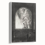 Gothic Wall Art | Dark Contemplation Scene | Mysterious Gothic Decor
