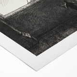 Gothic Wall Art | Dark Contemplation Scene | Mysterious Gothic Decor