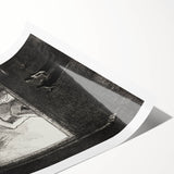 Gothic Wall Art | Dark Contemplation Scene | Mysterious Gothic Decor