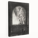 Gothic Wall Art | Dark Contemplation Scene | Mysterious Gothic Decor