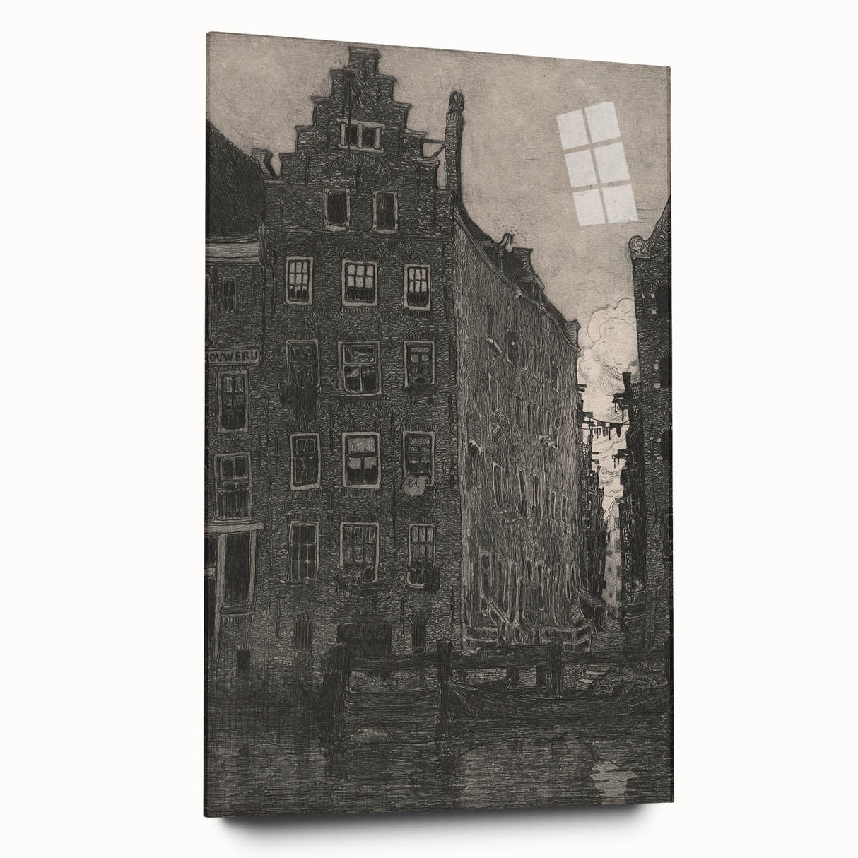 Gothic Urban Landscape – Dark and Moody Gothic Wall Art Canvas Print