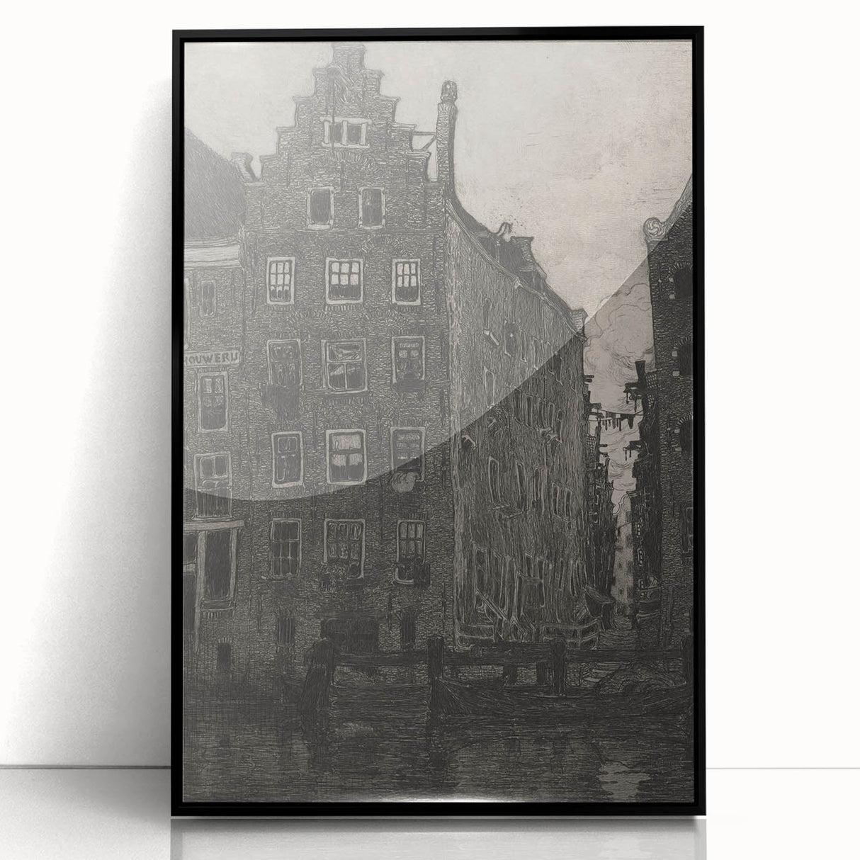 Gothic Urban Landscape – Dark and Moody Gothic Wall Art Canvas Print