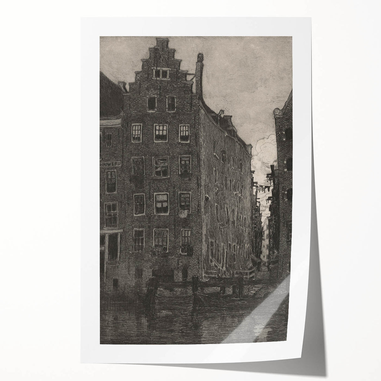 Gothic Urban Landscape – Dark and Moody Gothic Wall Art Canvas Print