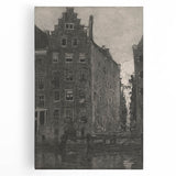 Gothic Urban Landscape – Dark and Moody Gothic Wall Art Canvas Print