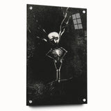 Gothic Skeleton Tree – Dark and Surreal Gothic Wall Art Canvas Print