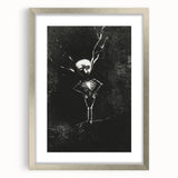 Gothic Skeleton Tree – Dark and Surreal Gothic Wall Art Canvas Print