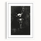 Gothic Skeleton Tree – Dark and Surreal Gothic Wall Art Canvas Print