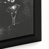 Gothic Skeleton Tree – Dark and Surreal Gothic Wall Art Canvas Print