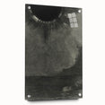 Eerie Eclipse Gothic Canvas – Dark Abstract Gothic Wall Art Decor