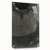 Eerie Eclipse Gothic Canvas – Dark Abstract Gothic Wall Art Decor