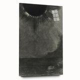 Eerie Eclipse Gothic Canvas – Dark Abstract Gothic Wall Art Decor