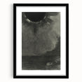 Eerie Eclipse Gothic Canvas – Dark Abstract Gothic Wall Art Decor