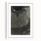 Eerie Eclipse Gothic Canvas – Dark Abstract Gothic Wall Art Decor