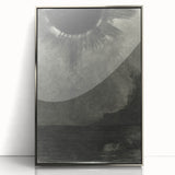 Eerie Eclipse Gothic Canvas – Dark Abstract Gothic Wall Art Decor