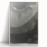 Eerie Eclipse Gothic Canvas – Dark Abstract Gothic Wall Art Decor