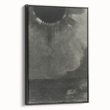 Eerie Eclipse Gothic Canvas – Dark Abstract Gothic Wall Art Decor