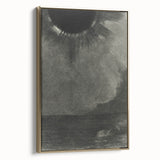 Eerie Eclipse Gothic Canvas – Dark Abstract Gothic Wall Art Decor