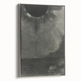 Eerie Eclipse Gothic Canvas – Dark Abstract Gothic Wall Art Decor