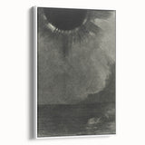 Eerie Eclipse Gothic Canvas – Dark Abstract Gothic Wall Art Decor