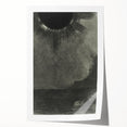 Eerie Eclipse Gothic Canvas – Dark Abstract Gothic Wall Art Decor