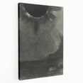 Eerie Eclipse Gothic Canvas – Dark Abstract Gothic Wall Art Decor