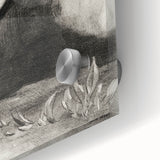 Gothic Moonface – Surreal and Dreamlike Gothic Wall Art Canvas Print