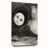 Gothic Moonface – Surreal and Dreamlike Gothic Wall Art Canvas Print