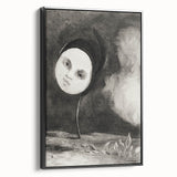 Gothic Moonface – Surreal and Dreamlike Gothic Wall Art Canvas Print