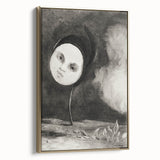 Gothic Moonface – Surreal and Dreamlike Gothic Wall Art Canvas Print