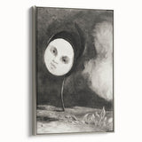 Gothic Moonface – Surreal and Dreamlike Gothic Wall Art Canvas Print